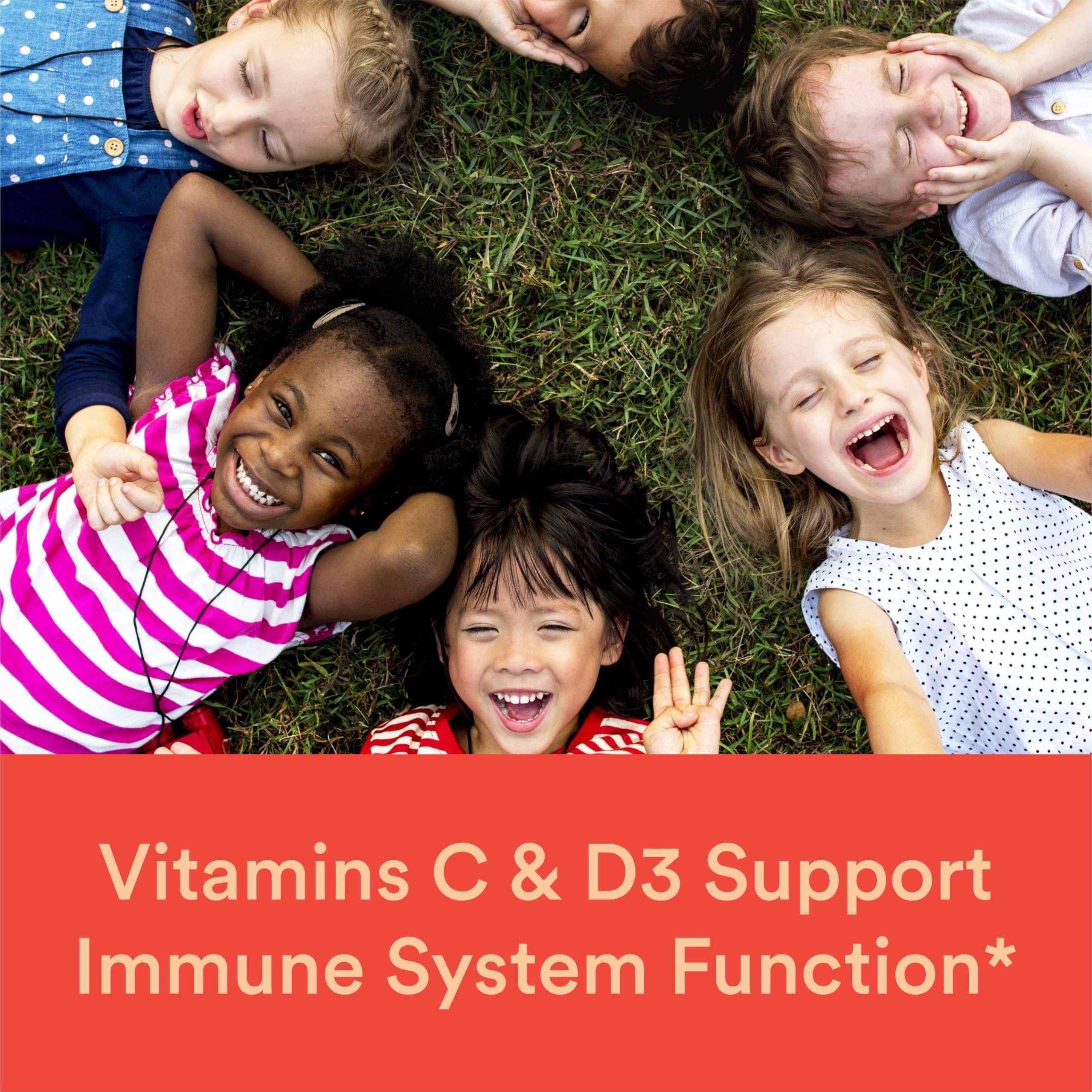 SmartyPants Kids Multivitamin Gummies: Omega 3 Fish Oil (EPA/DHA), Vitamin D3, C, Vitamin B12, B6, A, K & Zinc for Immune Support, Biotin, Gluten Free, Three Fruit Flavors, 120 Count (30 Day Supply) - Mumzar