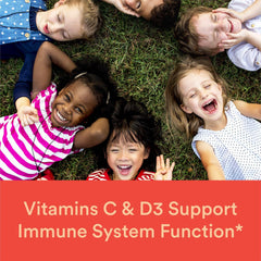 SmartyPants Kids Multivitamin Gummies: Omega 3 Fish Oil (EPA/DHA), Vitamin D3, C, Vitamin B12, B6, A, K & Zinc for Immune Support, Biotin, Gluten Free, Three Fruit Flavors, 120 Count (30 Day Supply) - Mumzar