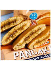 Snaq Fabriq protein pancake with caramel filling, soft and delicious dessert bars for a healthy snack