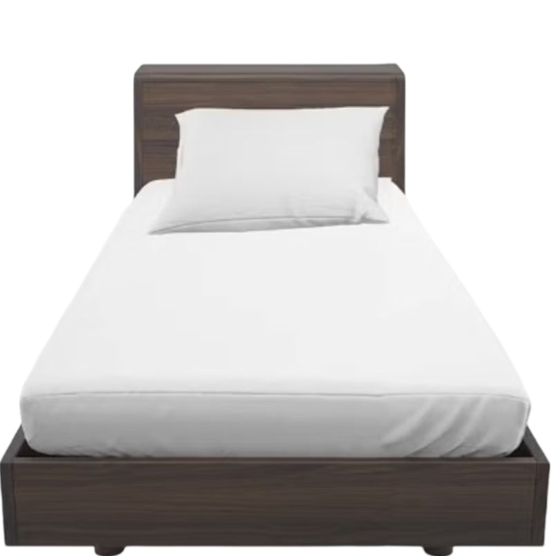 Soft Plush Polyester Fitted Bed Sheet for Single Bed - 160 x 200 cm: Experience Ultimate Comfort and Durability - Mumzar.com