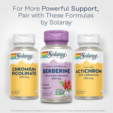 Three Solaray supplement bottles with Berberine in the center
