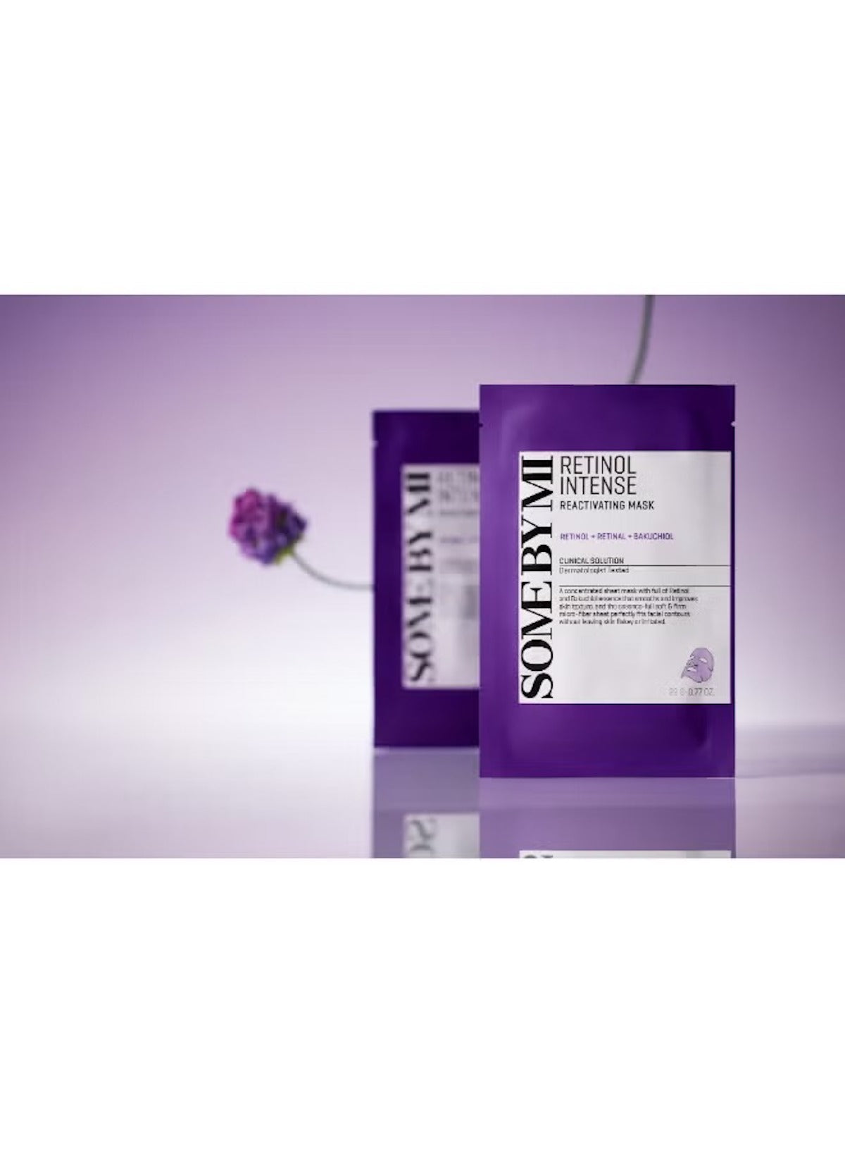 Some by Mi Retinol Intensive Mask in purple packaging for rejuvenating skin care benefits