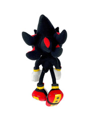 Black and red Sonic plush doll for kids with detailed shoes and gloves by Huitich