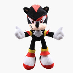 Huitich Sonic plush doll for kids featuring black and red character with outstretched arms