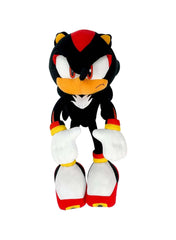 Huitich Sonic plush doll for kids featuring black and red character design with white gloves and shoes