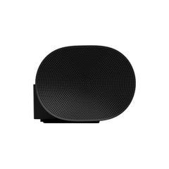 Black premium smart soundbar for TV with sleek oval grille design from Sonos Store