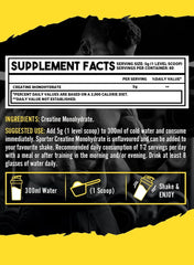 Sporter Creatine Monohydrate Powder – 400g | Micronized & Pure Creatine for Muscle Growth, Strength & Recovery | 80 Servings, Unflavored - Mumzar