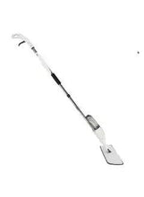 Spray mop with long handle and white rectangular floor head