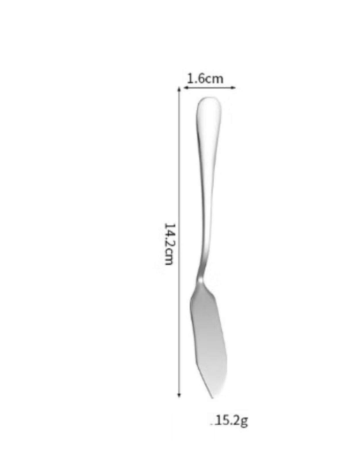 Huitich stainless steel butter knife set with sleek design and precise dimensions for home use