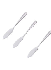 Huitich stainless steel butter knife set with three sleek knives for spreading and serving