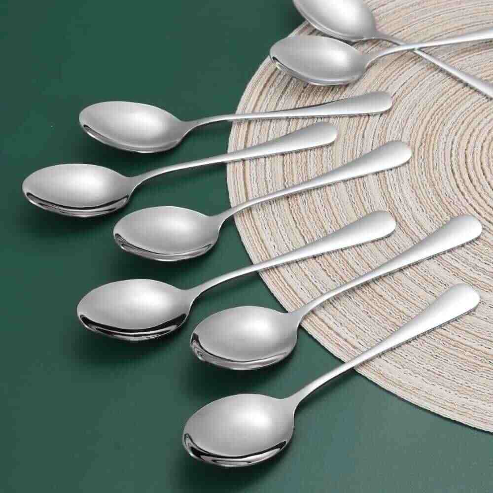 Huitich stainless steel dinner spoon set with high-quality food-grade stainless steel finish