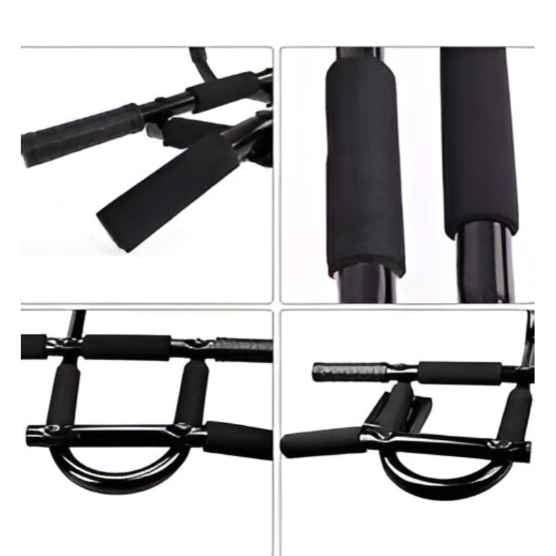 Huitich steel push up bars with black foam grips and sturdy metal construction for workout support