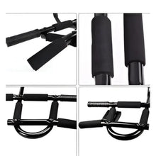 Black steel push-up bars and stands with removable bar-style components