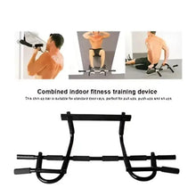 Black push-up bars and stands shown with different exercises and positions