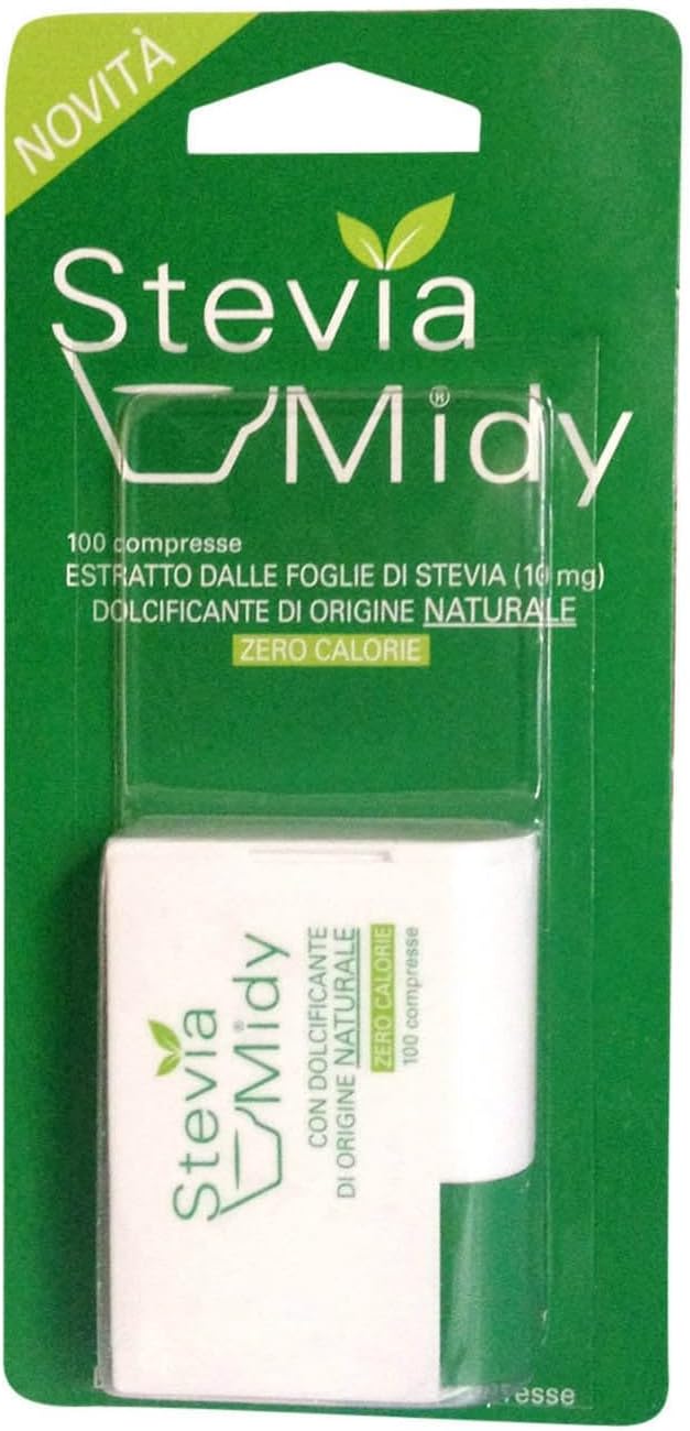 ESI Stevia Midy pack of 100 natural stevia sweetener tablets zero calorie herbal supplement