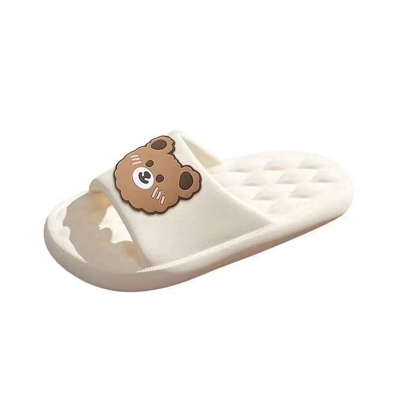 Summer Slippers Cute Cartoon Bear Cloud Design, EU Size 38-39 - Perfect for Women's Comfort and Style! - Mumzar.com