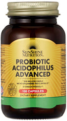 SunShine Nutrition Probiotic Acidophilus Advanced 100 capsules dietary supplement bottle Acidophilus probiotic capsules UAE