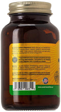 Magnesium citrate supplement bottle back label with usage and ingredients text