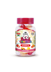 SUNSHINE NUTRITION Cool Gummies bottle with colorful fruit Vitamin D3 gummies for kids 120 count