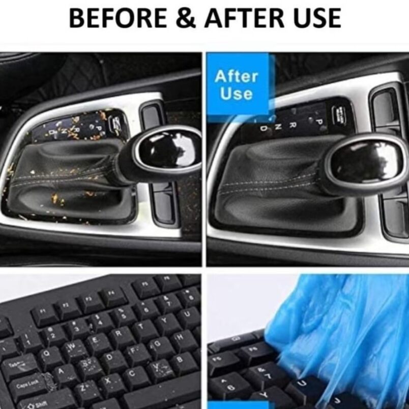 Super Clean Slime Flexible Cleaning Gel for Deep Cleaning Your Car - Mumzar