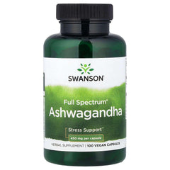 Swanson Ashwagandha (450mg, 100 Capsules) - Mumzar