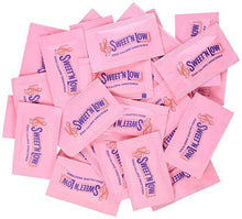 Sweet'N Low zero-calorie sweetener sachets, pink stacked packets