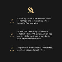 Perfume oil brand graphic with stylized "SI" logo