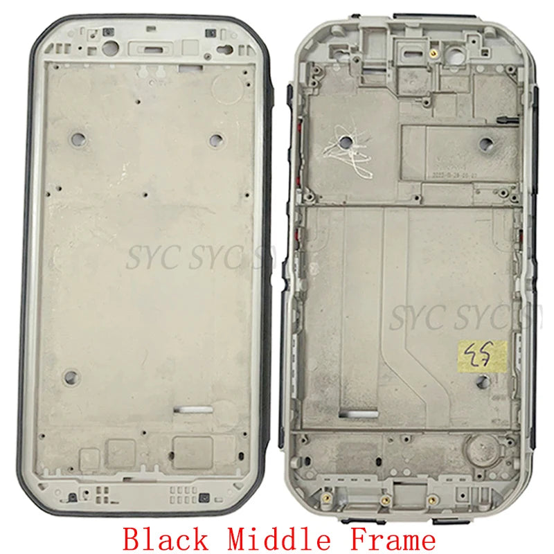 Mumzar Cat S42 back cover replacement inner middle frame housing for rugged phone repair and assembly
