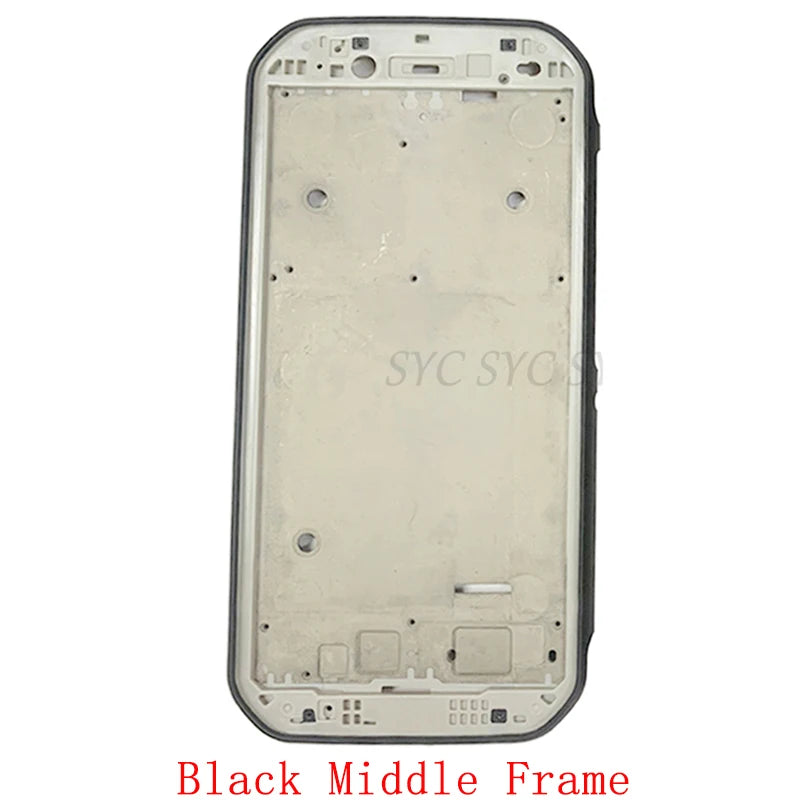 Mumzar Cat S42 back cover replacement black middle frame inner chassis housing for repair