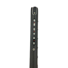 Mumzar Cat S42 back cover replacement side view showing black rugged cover with button cutouts and screws