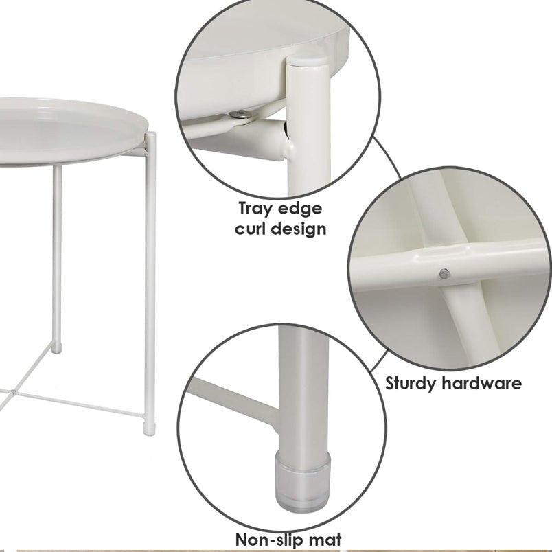 Table for Living Room Coffee Tray Side Serving Table - Mumzar.com