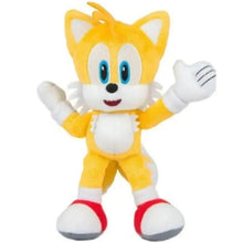 15-inch plush fox toy with yellow and white body, blue eyes, floppy arms