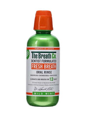 The Breath Co. Fresh Breath Oral Rinse in Mild Mint for fresh breath, eliminates bad breath for 12 hours