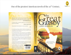 The Great Gatsby classic literature box set by F Scott Fitzgerald featuring vintage cover design