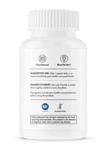 Iron bisglycinate dietary supplement bottle with back label and directions