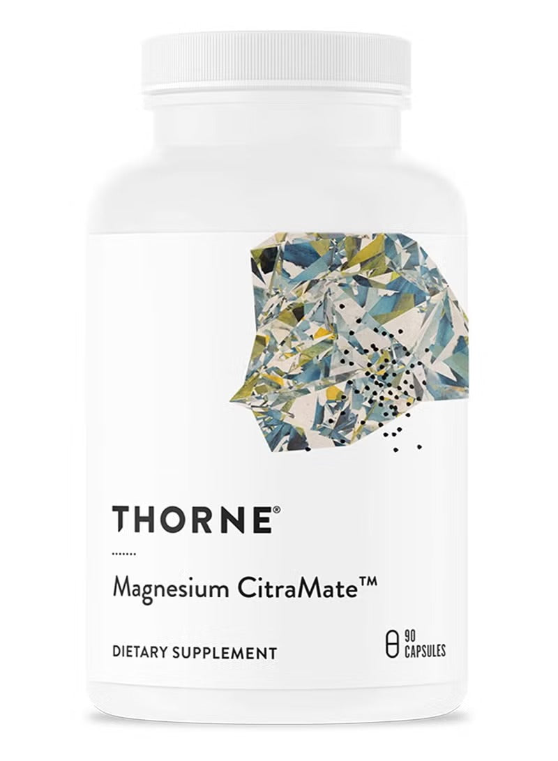 Thorne Magnesium CitraMate capsules UAE in a 90-count bottle for dietary supplementation