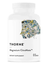 THORNE Magnesium CitraMate supplement bottle with 90 capsules label