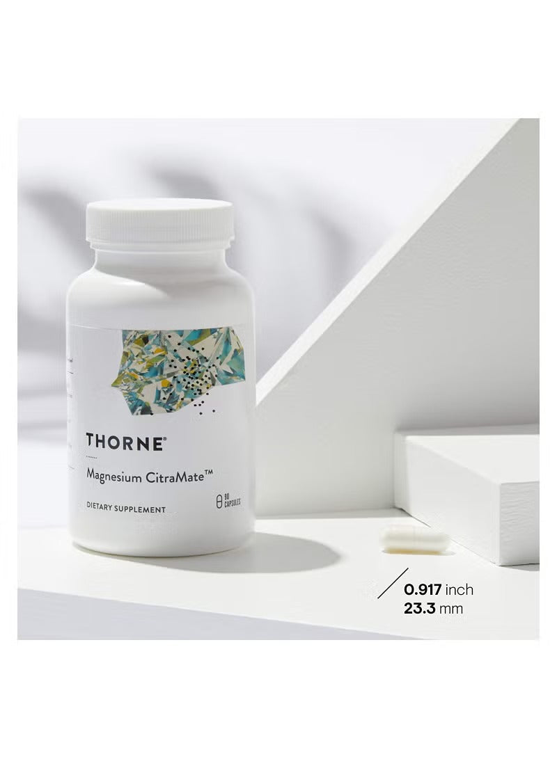 Thorne Magnesium CitraMate capsules UAE for optimal muscle and nerve function