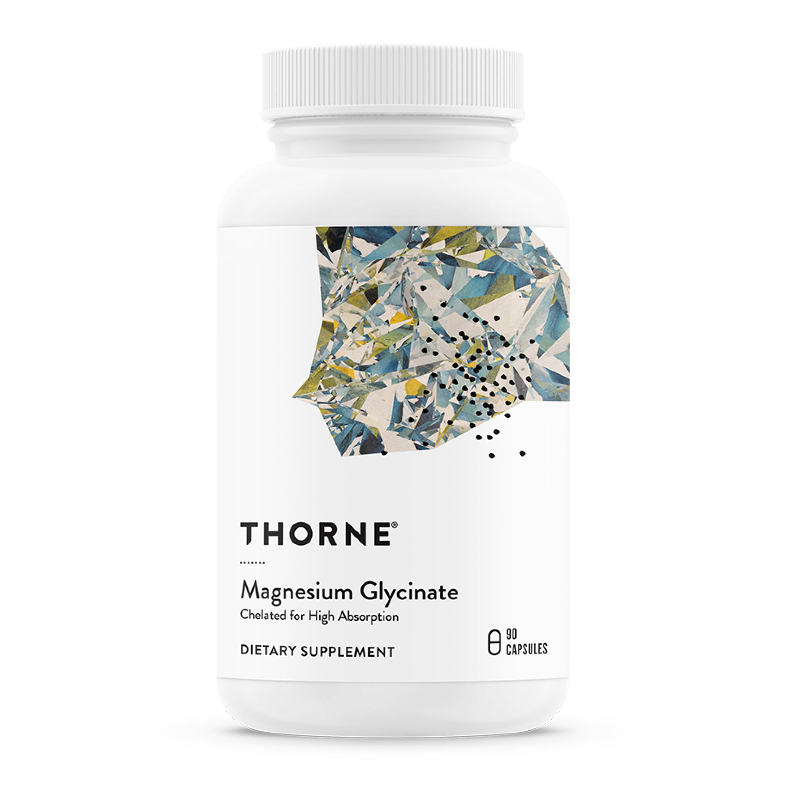 Thorne Magnesium Glycinate Supplement UAE in a 90-capsule bottle for high absorption