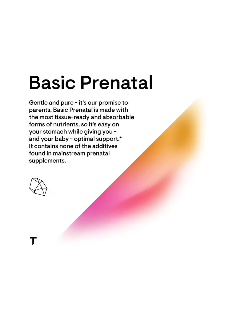 Thorne Basic Prenatal Multivitamin for Pregnant Women with Essential Nutrients for Optimal Support