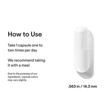 How to use folate supplement: take 1 capsule one to two times daily
