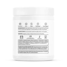 THORNE Daily Greens Plus back label with supplement icons and usage directions