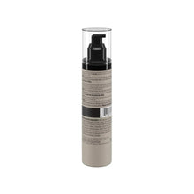 Toppik Hair Fattener serum bottle back view, black pump, beige tube, ingredients text