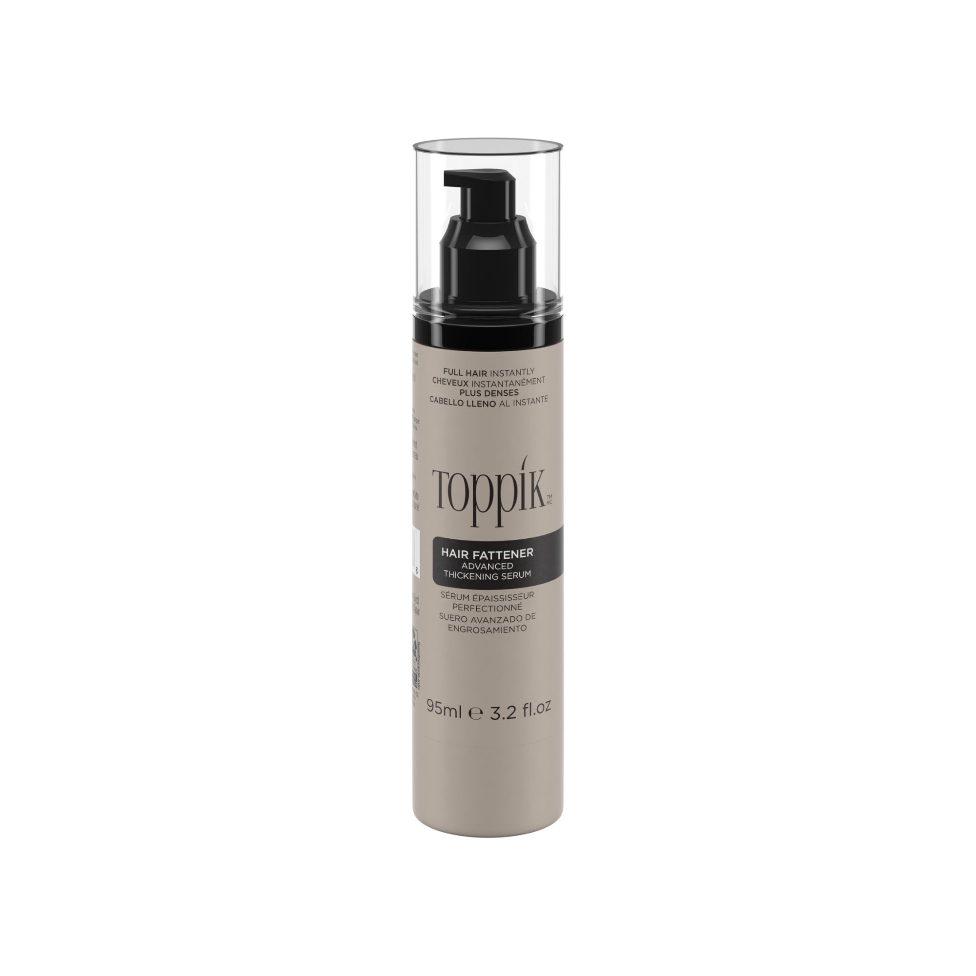 Toppik hair treatment UAE Hair Fattener Styling Serum for thicker, fuller-looking hair in a 95ml bottle