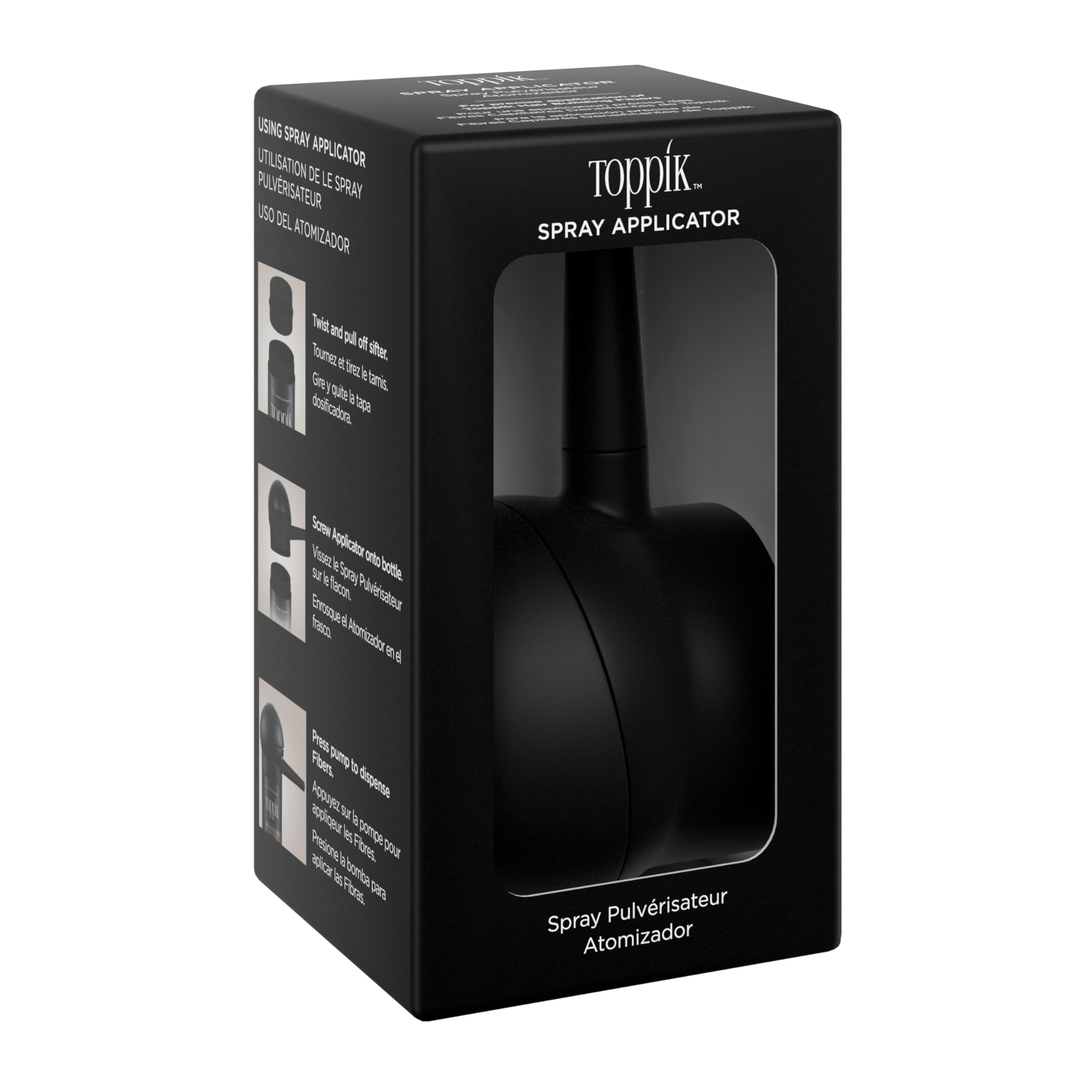 Toppik hairspray UAE applicator designed for precise hair styling and even distribution