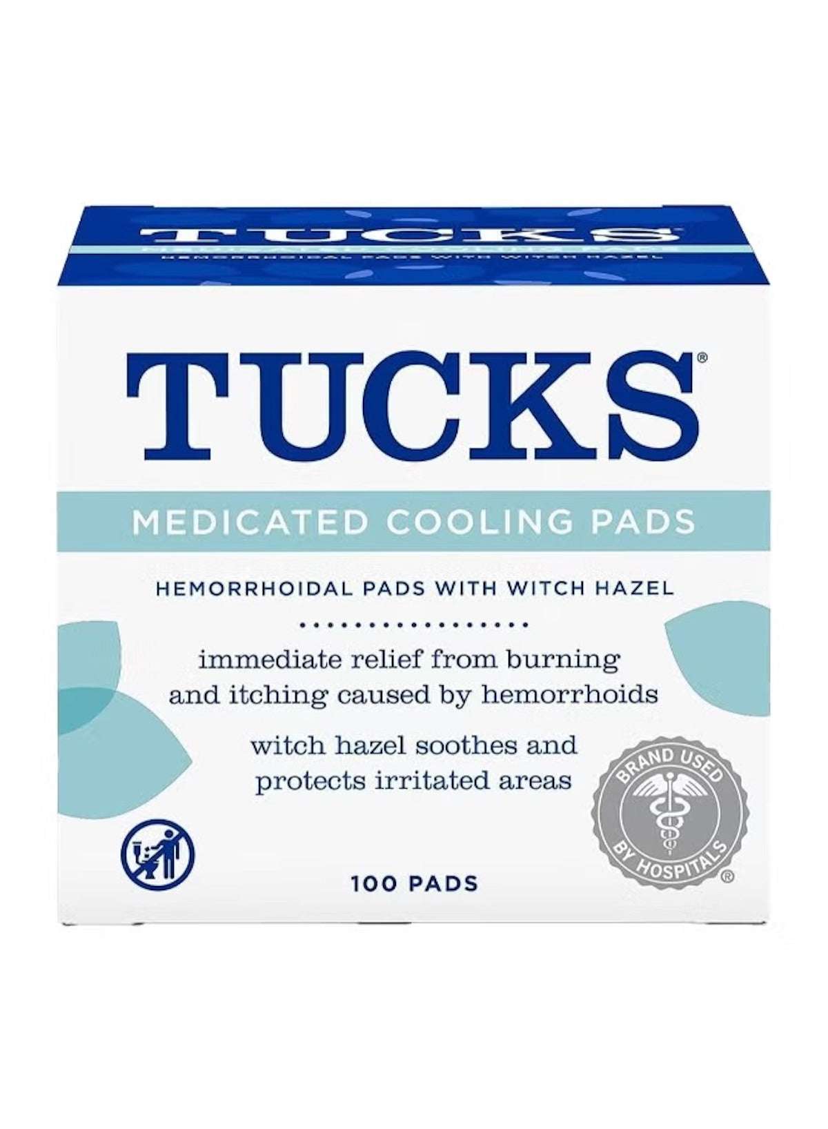 Tucks medicated cooling pads for hemorrhoids with witch hazel for soothing relief and comfort