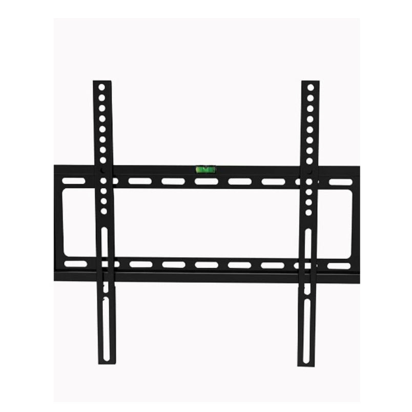 Huitich black tv wall mount bracket for led tv with adjustable holes and built-in level