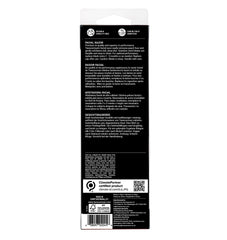 Tweezerman facial razor for women packaging back panel with multilingual instructions barcode and logos