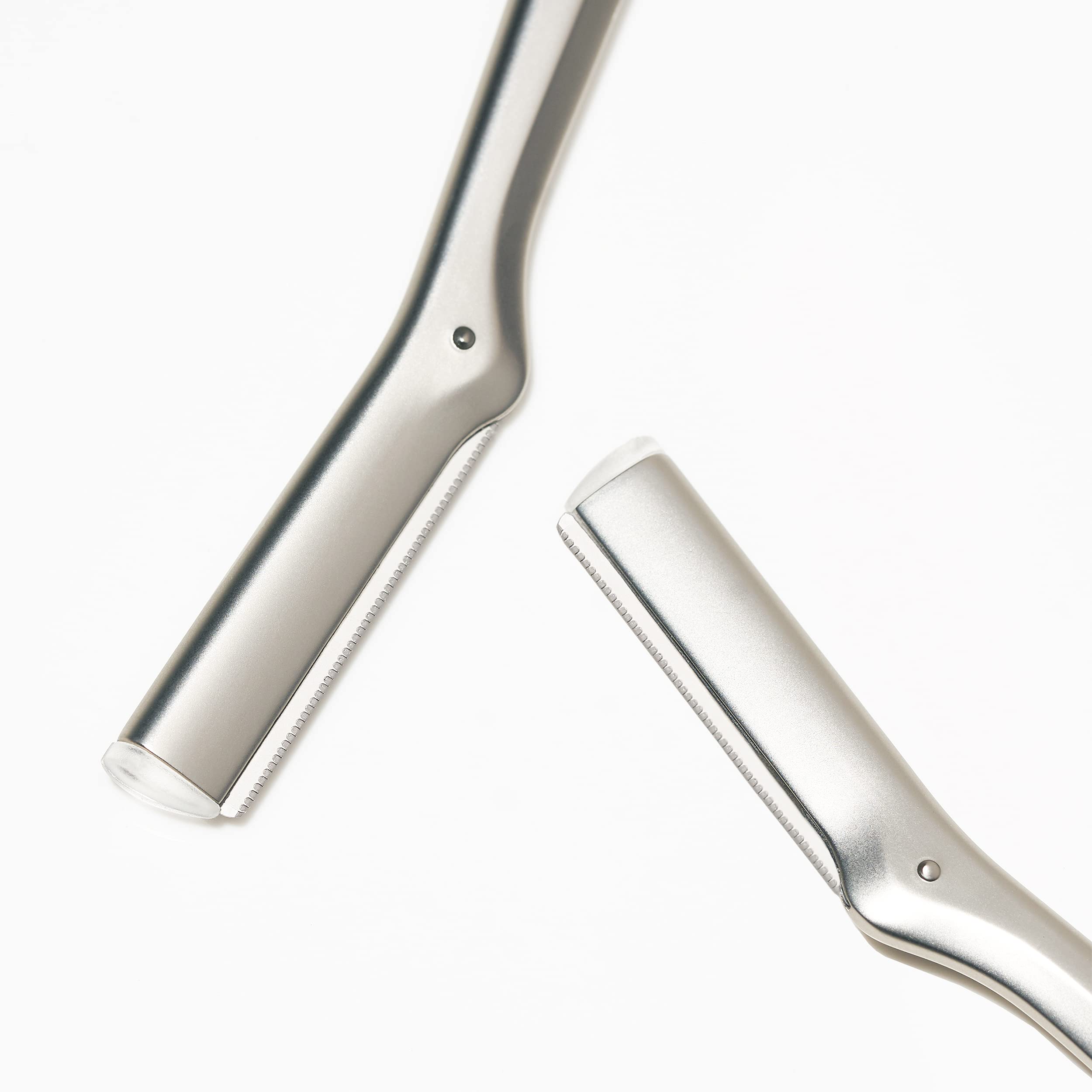 Tweezerman facial razor for women stainless steel precision eyebrow and peach fuzz shaver