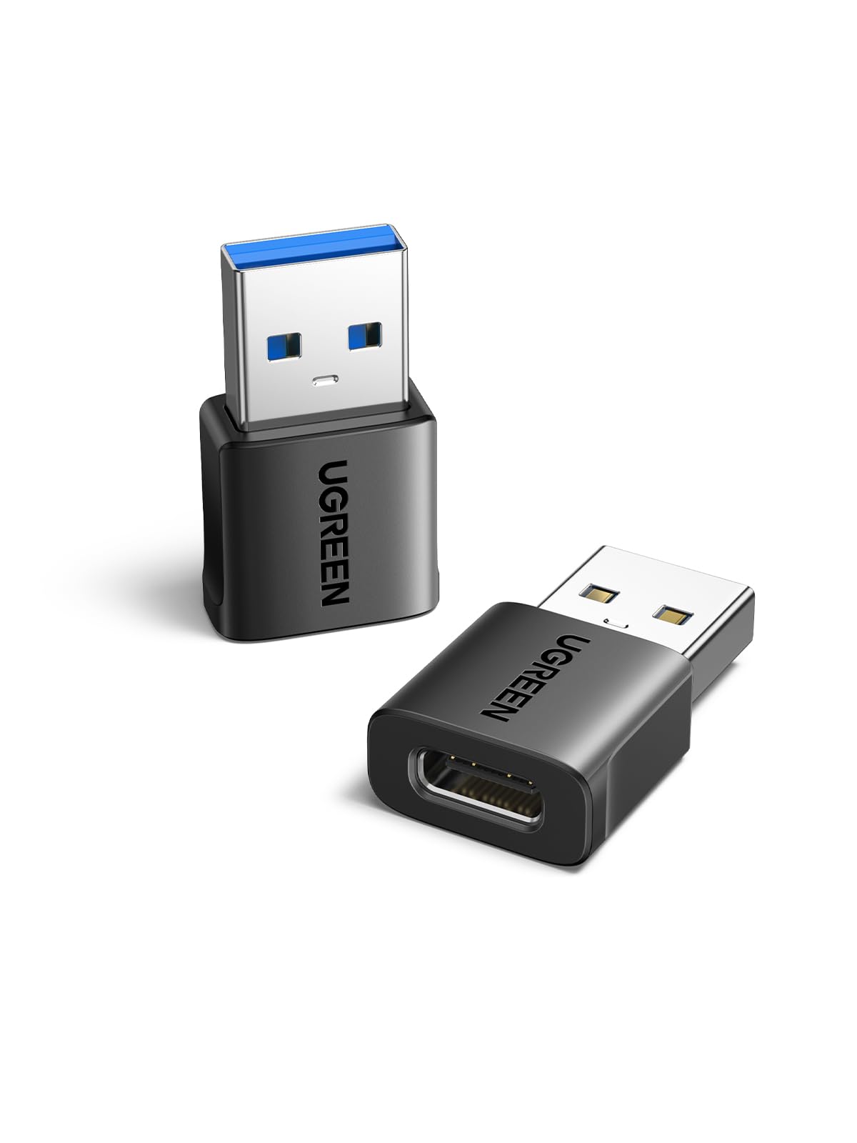 UGREEN 10Gbps Type C to A Connector adapter showing USB Type A male and Type C female ports